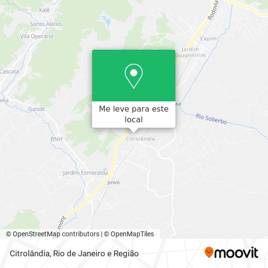 Citrolândia mapa