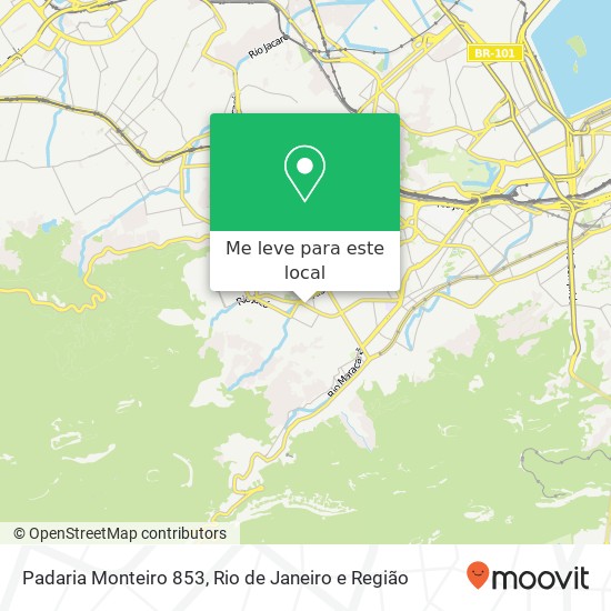 Padaria Monteiro 853 mapa