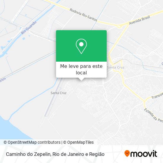 Caminho do Zepelin mapa