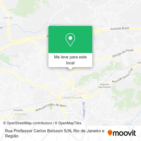 Rua Professor Carlos Boisson S / N mapa