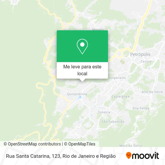 Rua Santa Catarina, 123 mapa