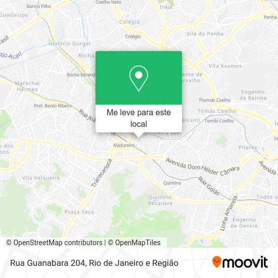 Rua Guanabara 204 mapa