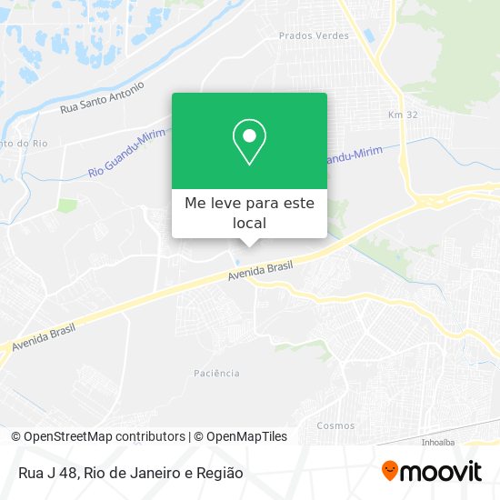 Rua J 48 mapa