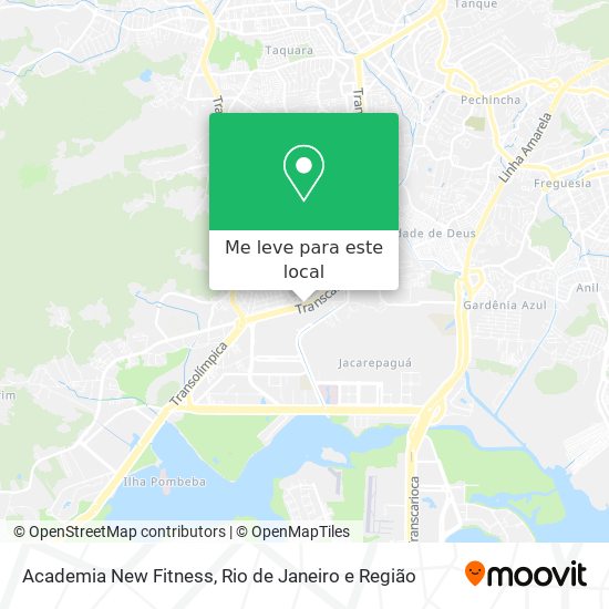 Academia New Fitness mapa