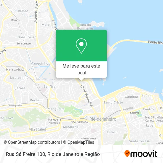Rua Sá Freire 100 mapa