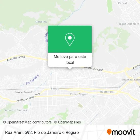 Rua Arari, 592 mapa