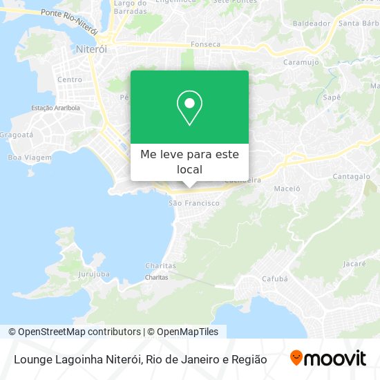 Lounge Lagoinha Niterói mapa