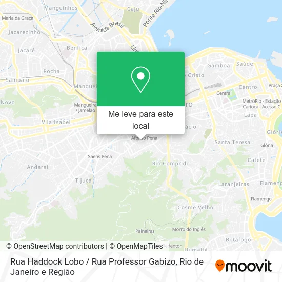 Rua Haddock Lobo / Rua Professor Gabizo mapa