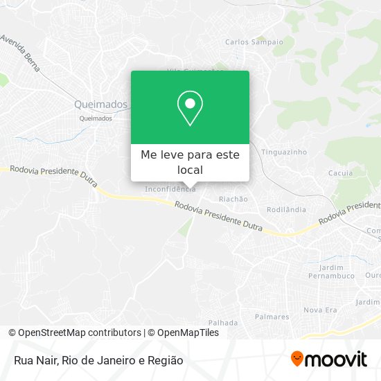 Rua Nair mapa
