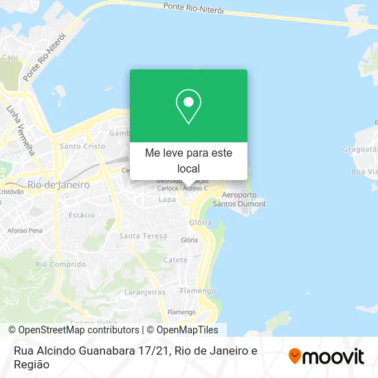 Rua Alcindo Guanabara 17/21 mapa