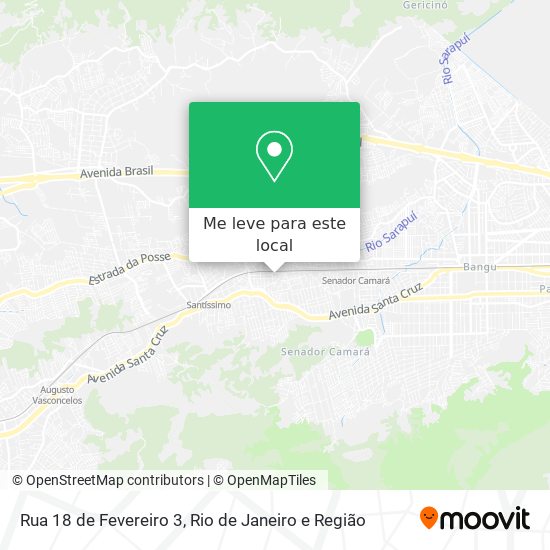 Rua 18 de Fevereiro 3 mapa