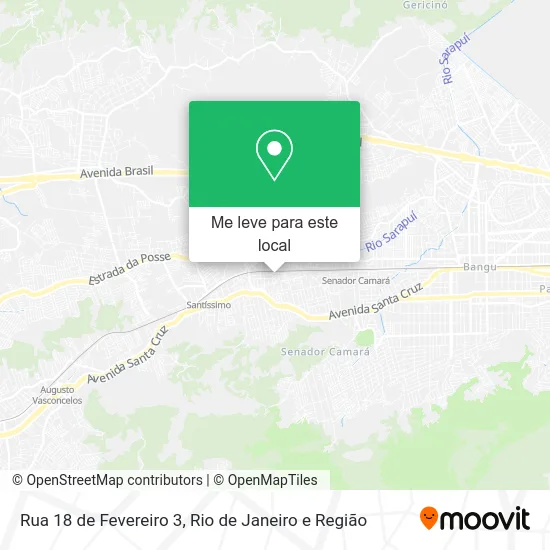 Rua 18 de Fevereiro 3 mapa