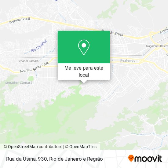 Rua da Usina, 930 mapa