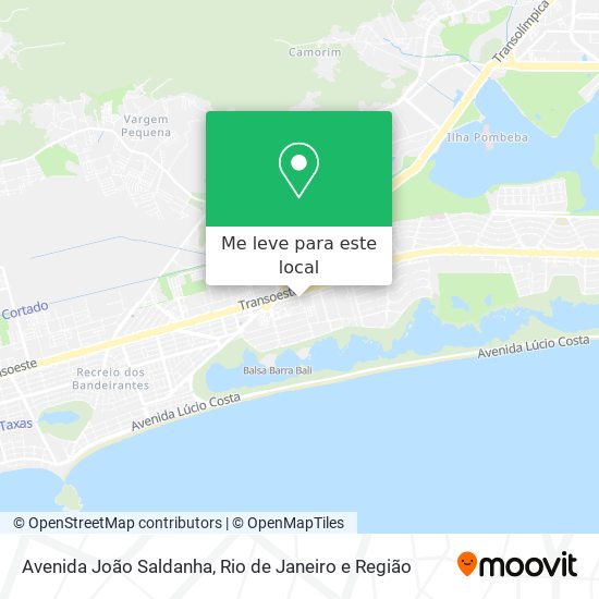 Avenida João Saldanha mapa