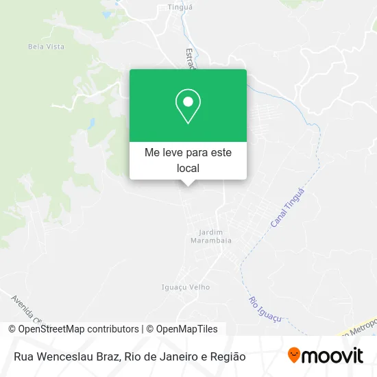Rua Wenceslau Braz mapa