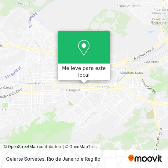 Gelarte Sorvetes mapa