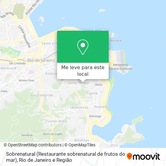 Sobrenatural (Restaurante sobrenatural de frutos do mar) mapa