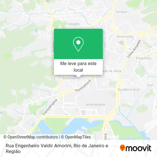 Rua Engenheiro Valdir Amorim mapa