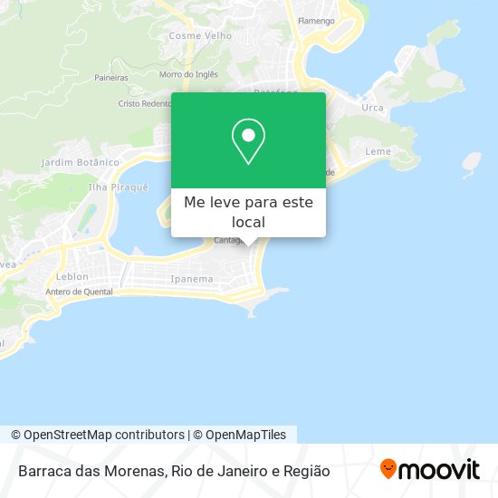 Barraca das Morenas mapa