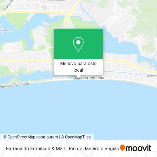 Barraca do Edmilson & Marli mapa