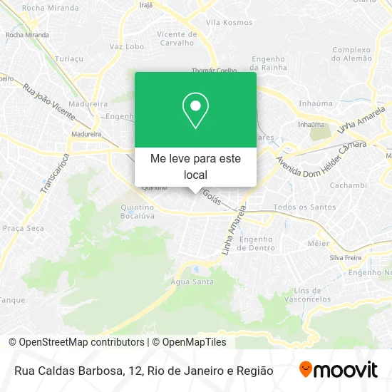 Rua Caldas Barbosa, 12 mapa