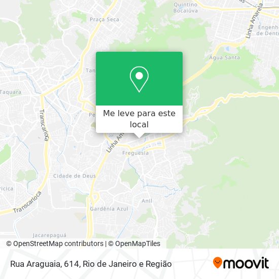 Rua Araguaia, 614 mapa