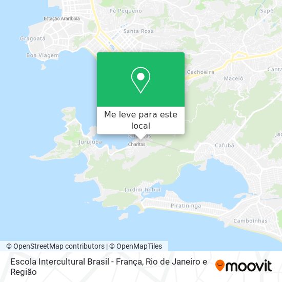 Escola Intercultural Brasil - França mapa