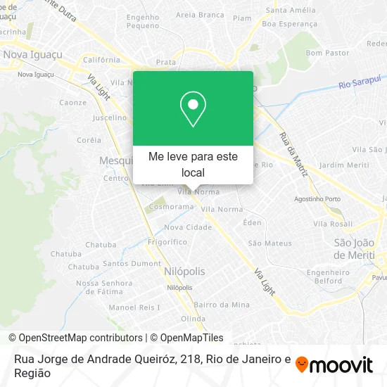 Rua Jorge de Andrade Queiróz, 218 mapa