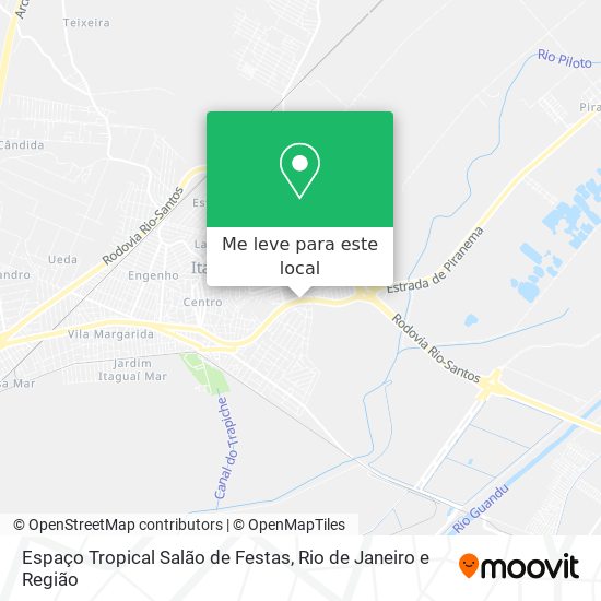 Espaço Tropical Salão de Festas mapa