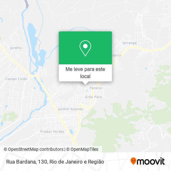 Rua Bardana, 130 mapa