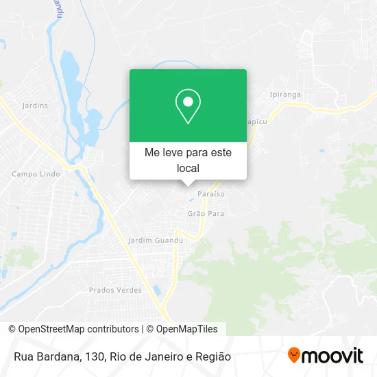 Rua Bardana, 130 mapa
