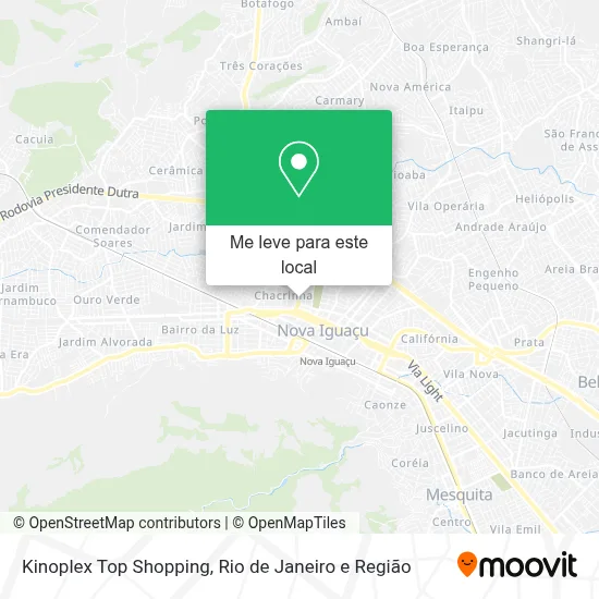 Kinoplex Top Shopping mapa