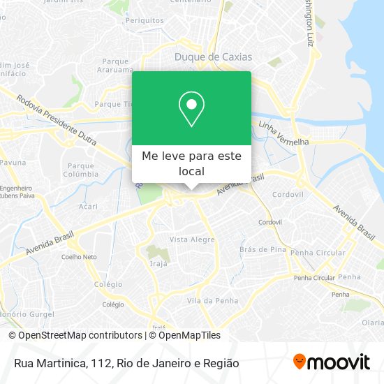 Rua Martinica, 112 mapa