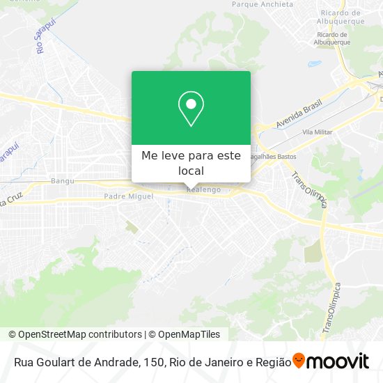 Rua Goulart de Andrade, 150 mapa