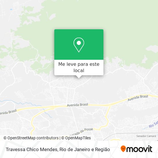 Travessa Chico Mendes mapa