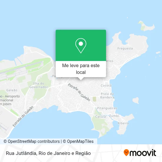 Rua Jutlândia mapa