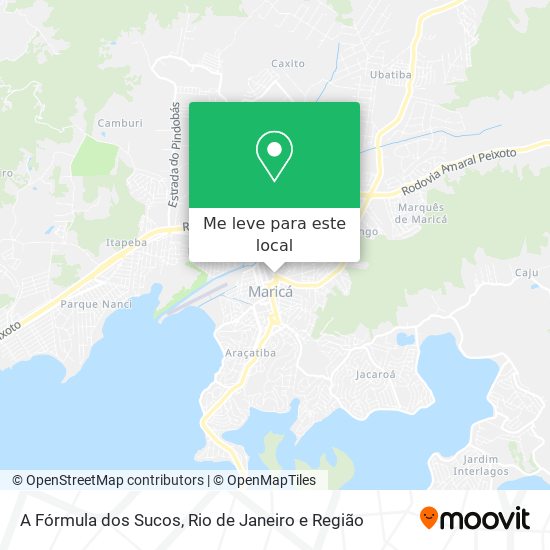 A Fórmula dos Sucos mapa