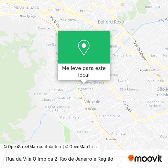 Rua da Vila Olímpica 2 mapa