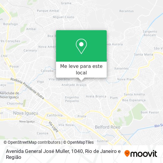 Avenida General José Muller, 1040 mapa