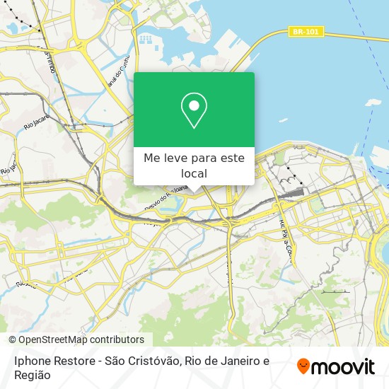 Iphone Restore - São Cristóvão mapa