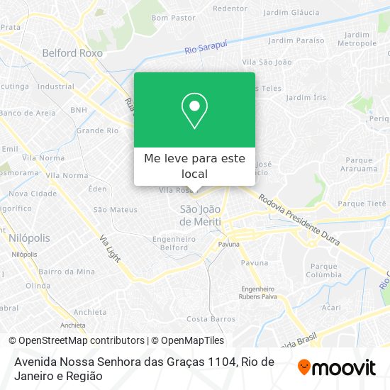 Avenida Nossa Senhora das Graças 1104 mapa