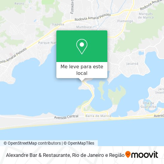 Alexandre Bar & Restaurante mapa