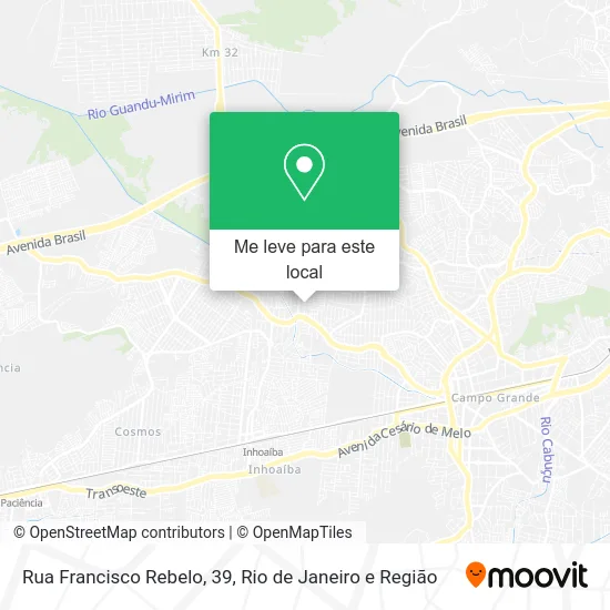 Rua Francisco Rebelo, 39 mapa