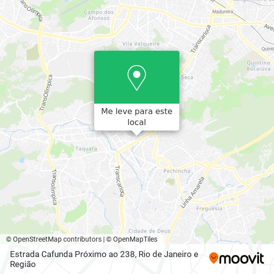 Estrada Cafunda Próximo ao 238 mapa
