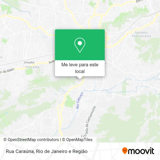 Rua Caraúna mapa