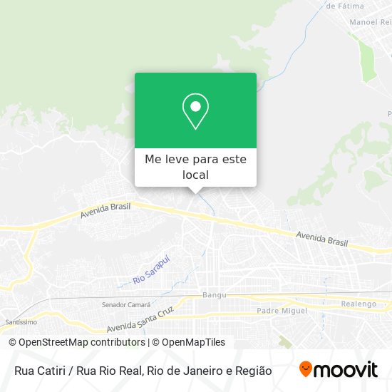 Rua Catiri / Rua Rio Real mapa