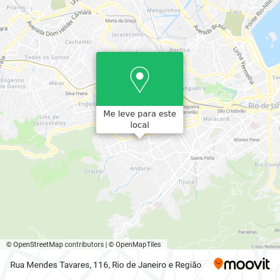 Rua Mendes Tavares, 116 mapa