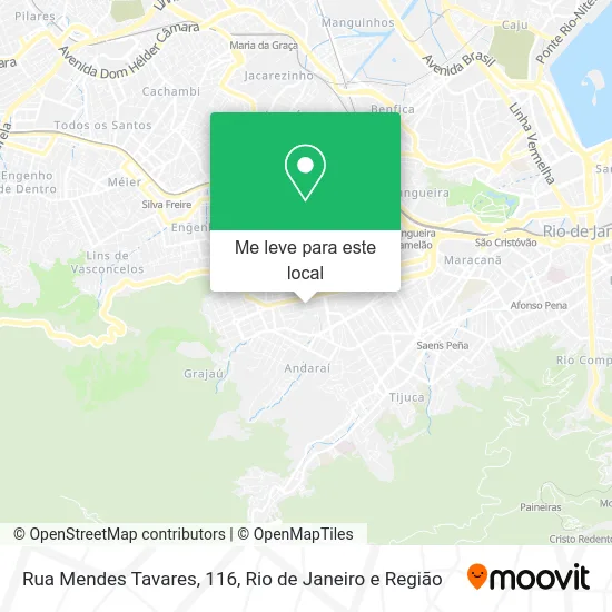 Rua Mendes Tavares, 116 mapa