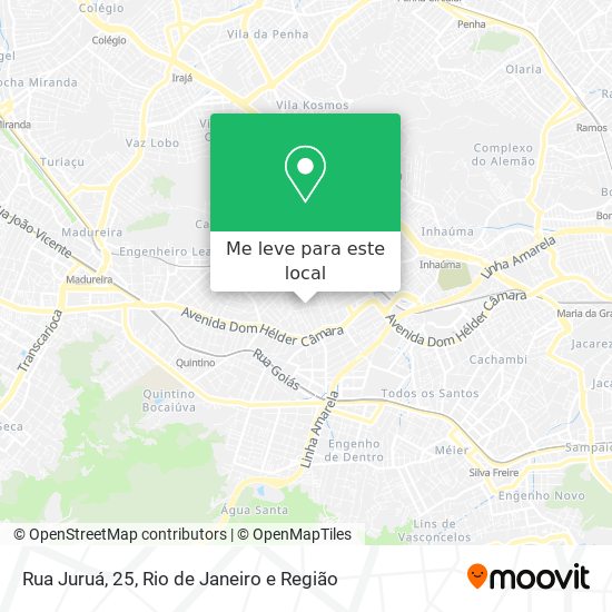 Rua Juruá, 25 mapa