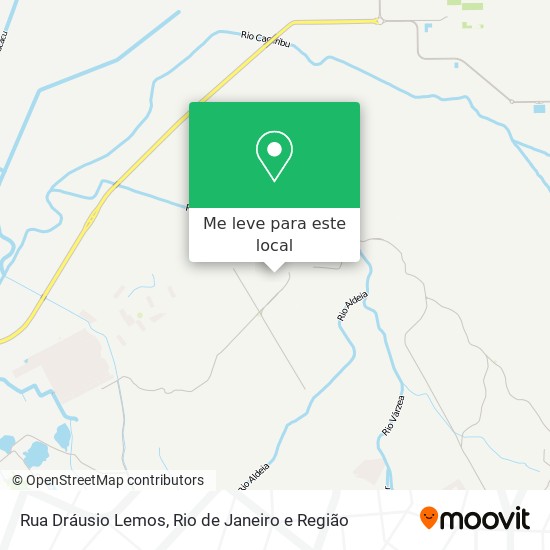 Rua Dráusio Lemos mapa